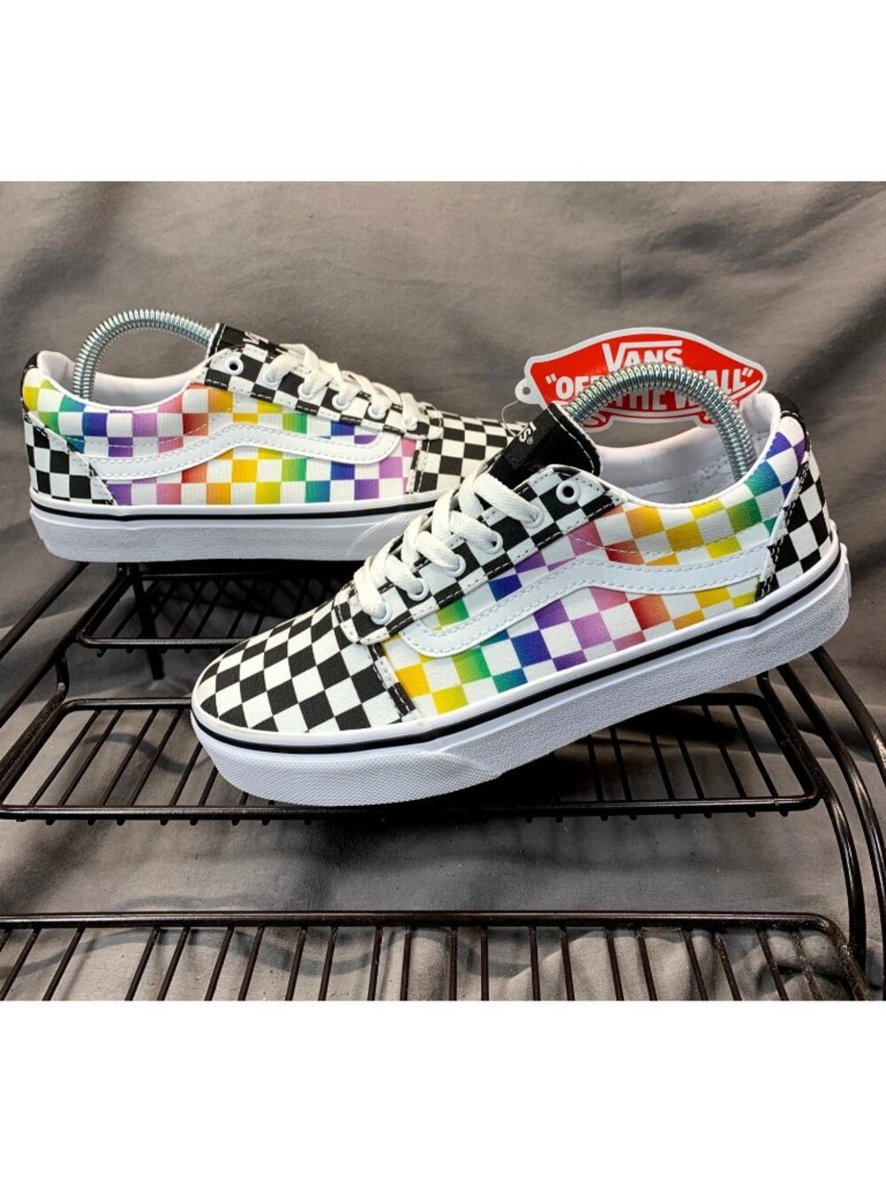 NWT Vans Missy Ward Lo Skate Sneaker Multicolor 500714 Youth Sz 4/Womans 5.5
